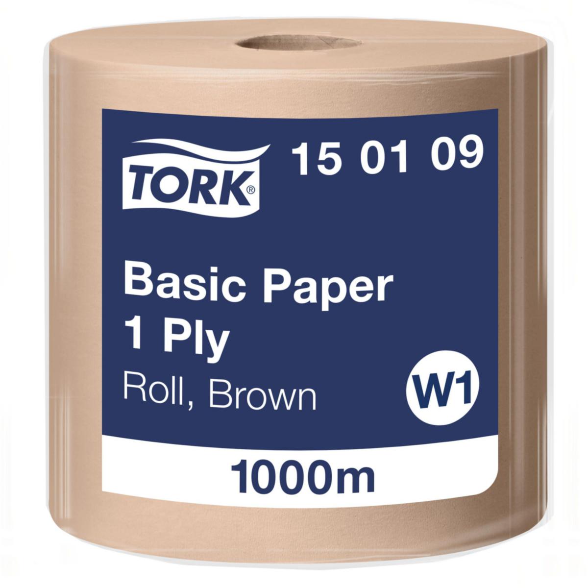 Avtorkningspapper Tork Basic W1 - A-TORK GUL UNI 310 TORK 127107