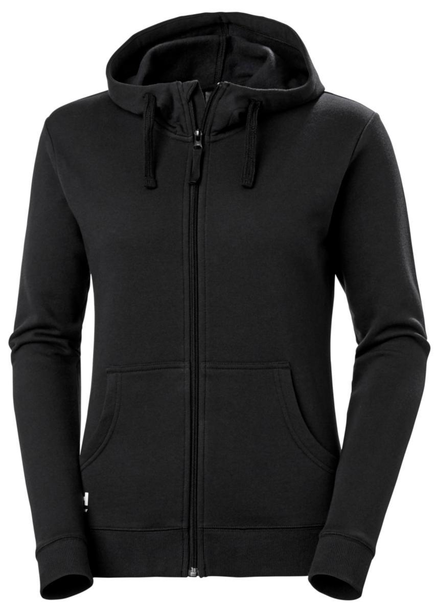 Huvtröja Helly Hansen 79217 Manchester Dam - HOODIE MANCHESTER ZIP DAM SVART 2XL HH 79217-991-2XL