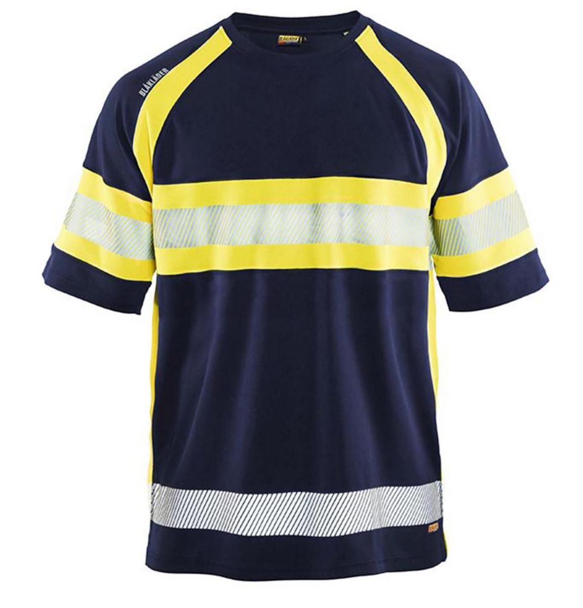 T-shirt Blåkläder 3337-1051 - VARSEL-T-SHIRT MARIN/VGUL L BLÅKLÄDER 333710518933L