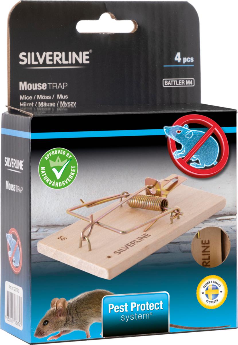 Mus och råttfälla BATTLER - RÅTTFÄLLA BATTLER R1 TRÄ SILVERLINE 22132
