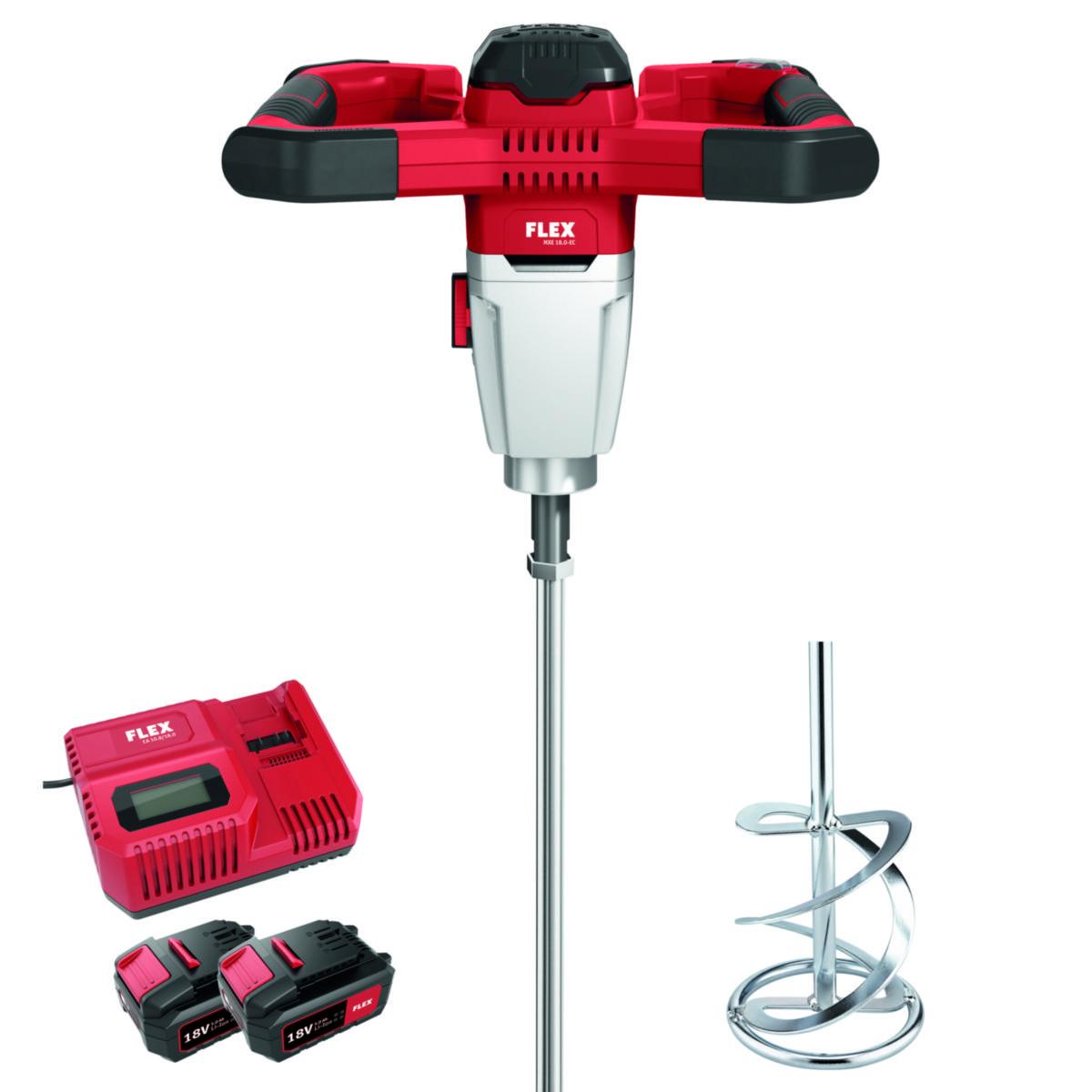 Blandarmaskin Flex MXE18.0-EC i kit - BLANDARMASKIN MXE18.0-EC SET FLEX 495972