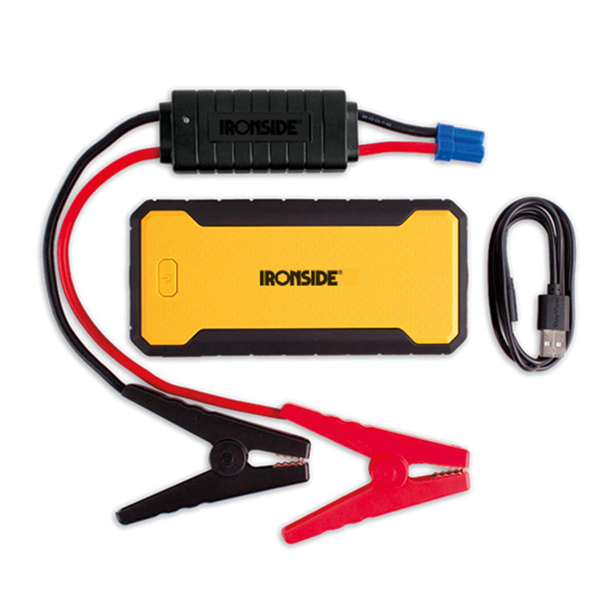 Powerbank Ironside 12000 mAh - POWERBANK M. STARTHJÄLP 12000MA IRONSIDE