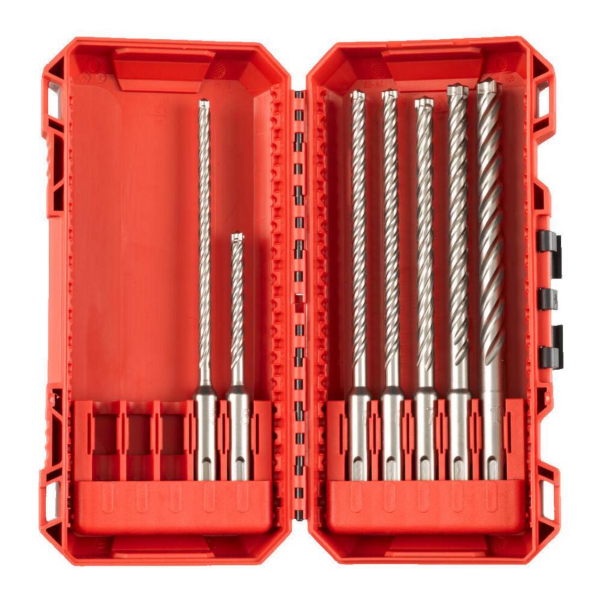 Hammarborrsats Milwaukee SDS+ MX4 Ø5.5-10 - HAMMARBORRSET SDS+ MX4 POF2 7P MILWAUKEE 4932492114