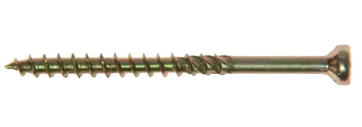Listskruv Gunnebo - LISTSKRUV 3.0X57MM GULZINK TRÄ/STÅL 250/FRP GUNNEBO 14244