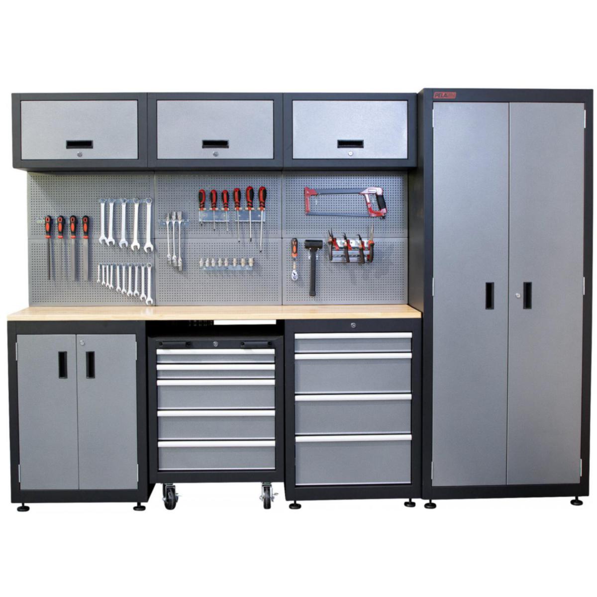 Garageinredning PELA grå/svart - GARAGEINREDNING PELA GRÅ/SVART 541054