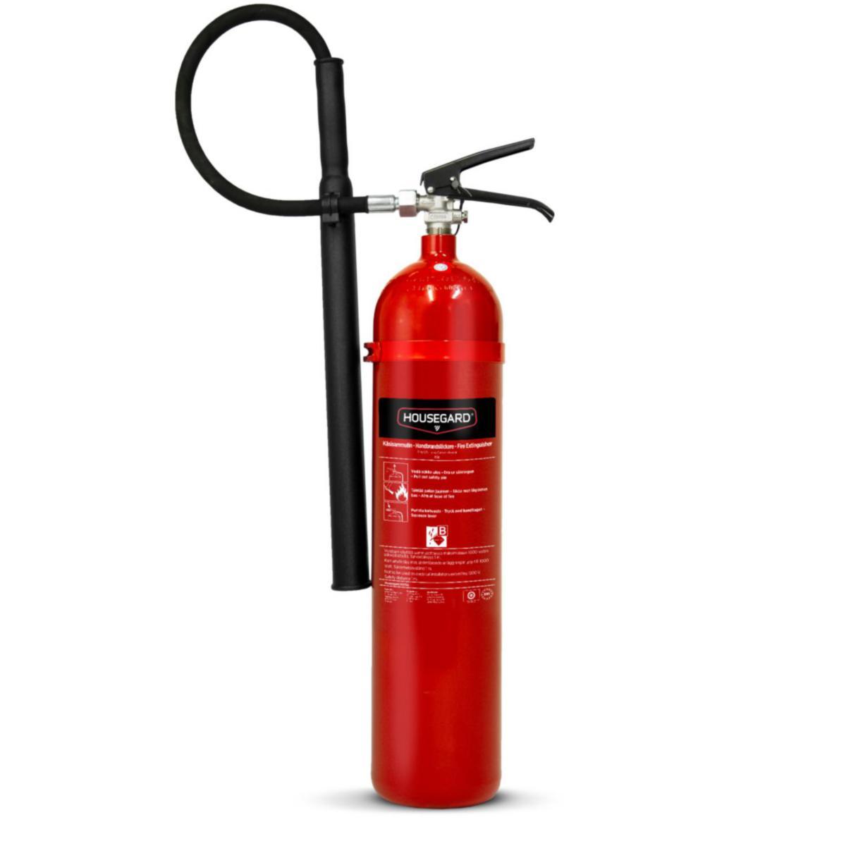Brandsläckare Houseguard 5 kg CO2 - KOLDIOXIDSLÄCKARE 5 KG K5TGX HOUSEGARD 600010