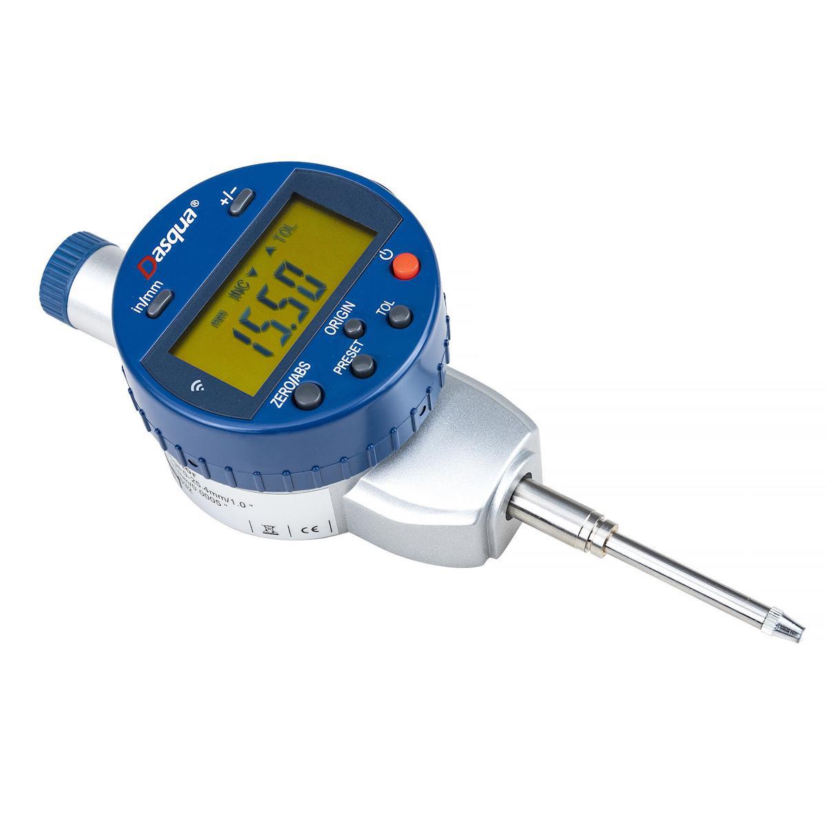 Indikatorklocka Dasqua digital med bluetooth - INDIKATORKLOCKA DASQUA DIGITAL 0-25,4MM BT