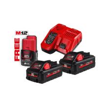 Laddpaket Milwaukee M18 HNRG-302 18V+12V