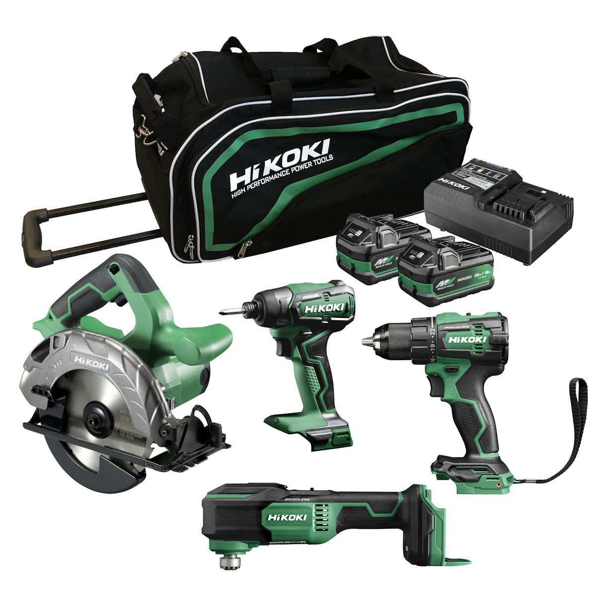 Kombikit HiKOKI VB34 - KOMBIKIT HIKOKI VB34 18V 4 ST I BAG 2X5AH-MV