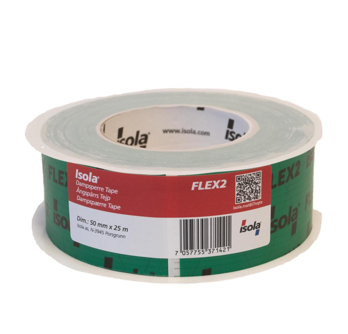 FLEX2-tejp Isola - TEJP FLEX 2 50MMX25M ISOLA 537142