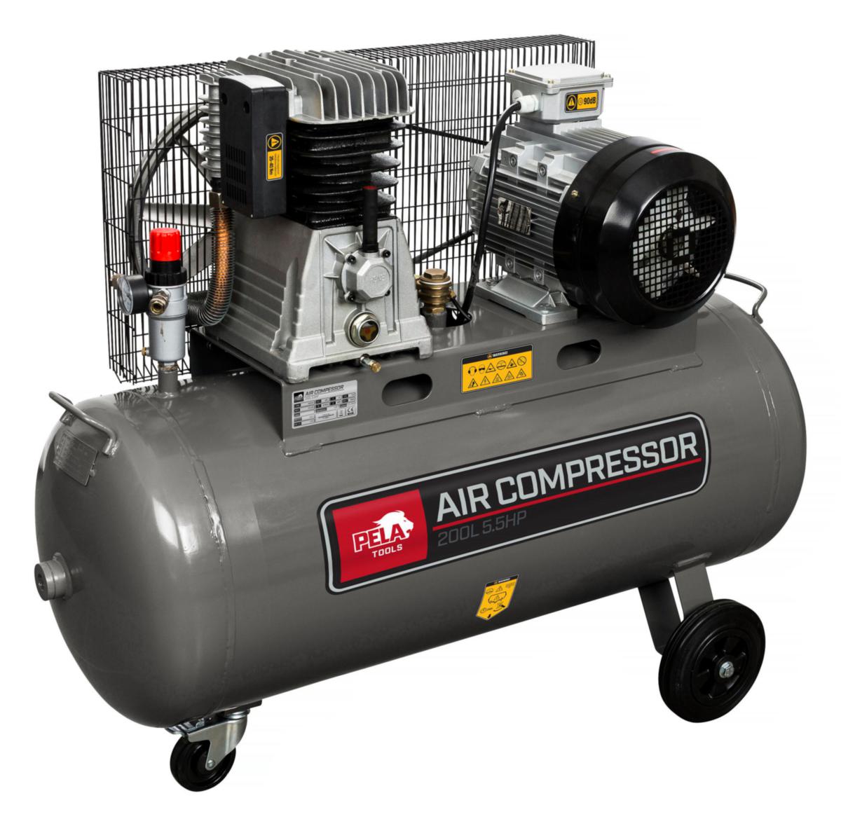 Kompressor PELA 5,5 hk 200 l - KOMPRESSOR PELA 5,5 HK