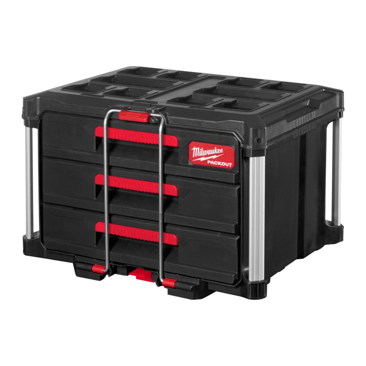 Förvaringsbox Milwaukee 3 lådor Packout - FÖRVARINGSBOX 3 LÅDOR PACKOUT MILWAUKEE 4932472130