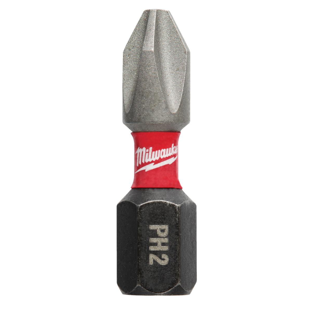 Kraftbits Milwaukee Shockwave™ PH - BITS SHOCKWAVE PH2X25MM 2P MILWAUKEE 4932430852