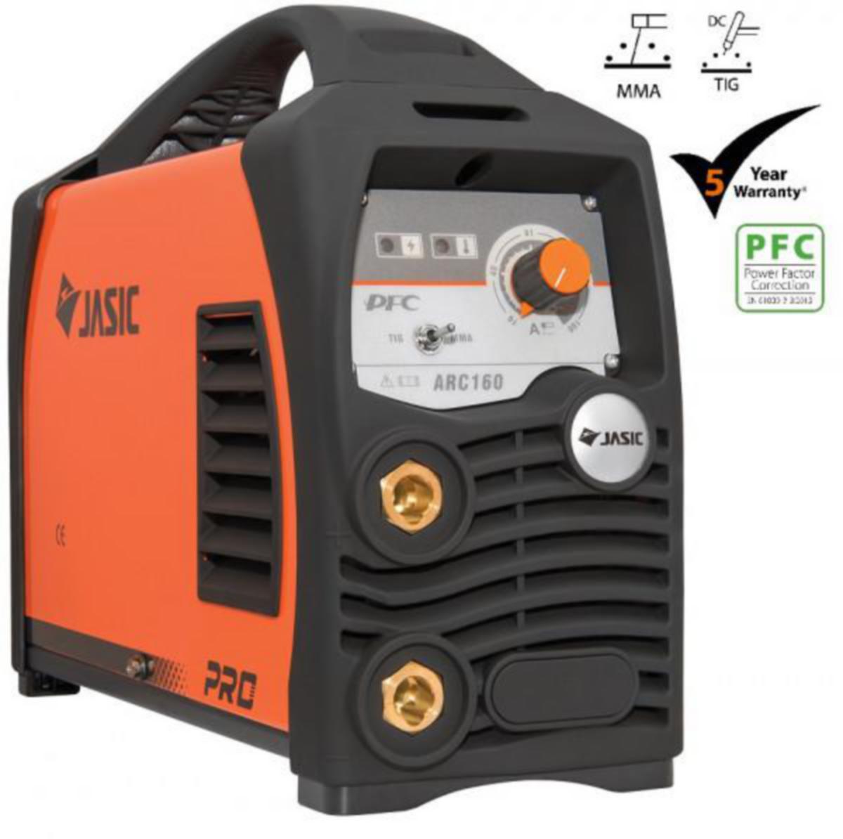 Invertersvets JASIC Power Arc 160 PFC - SVETSINVERTER JASIC POWER ARC KABLAGE/VÄSKA SISAB JPA-160PFC