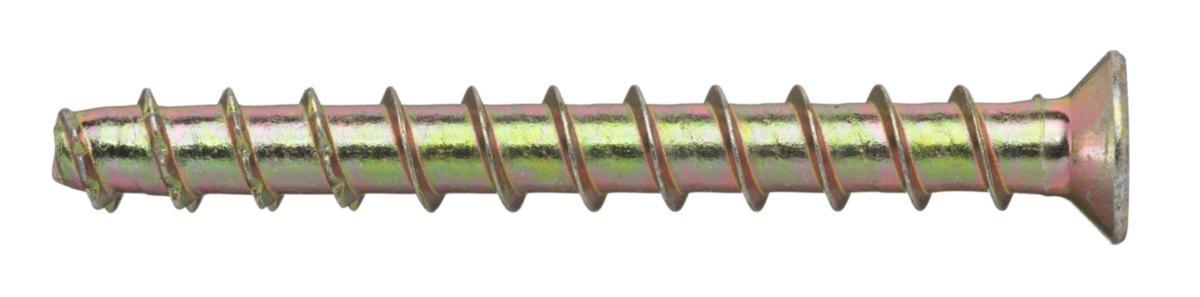 Betongskruv sockel VSB - BETONGSKR.5X42 SOCKEL GUL 150/ Ø4MM TX20 VSB G7442