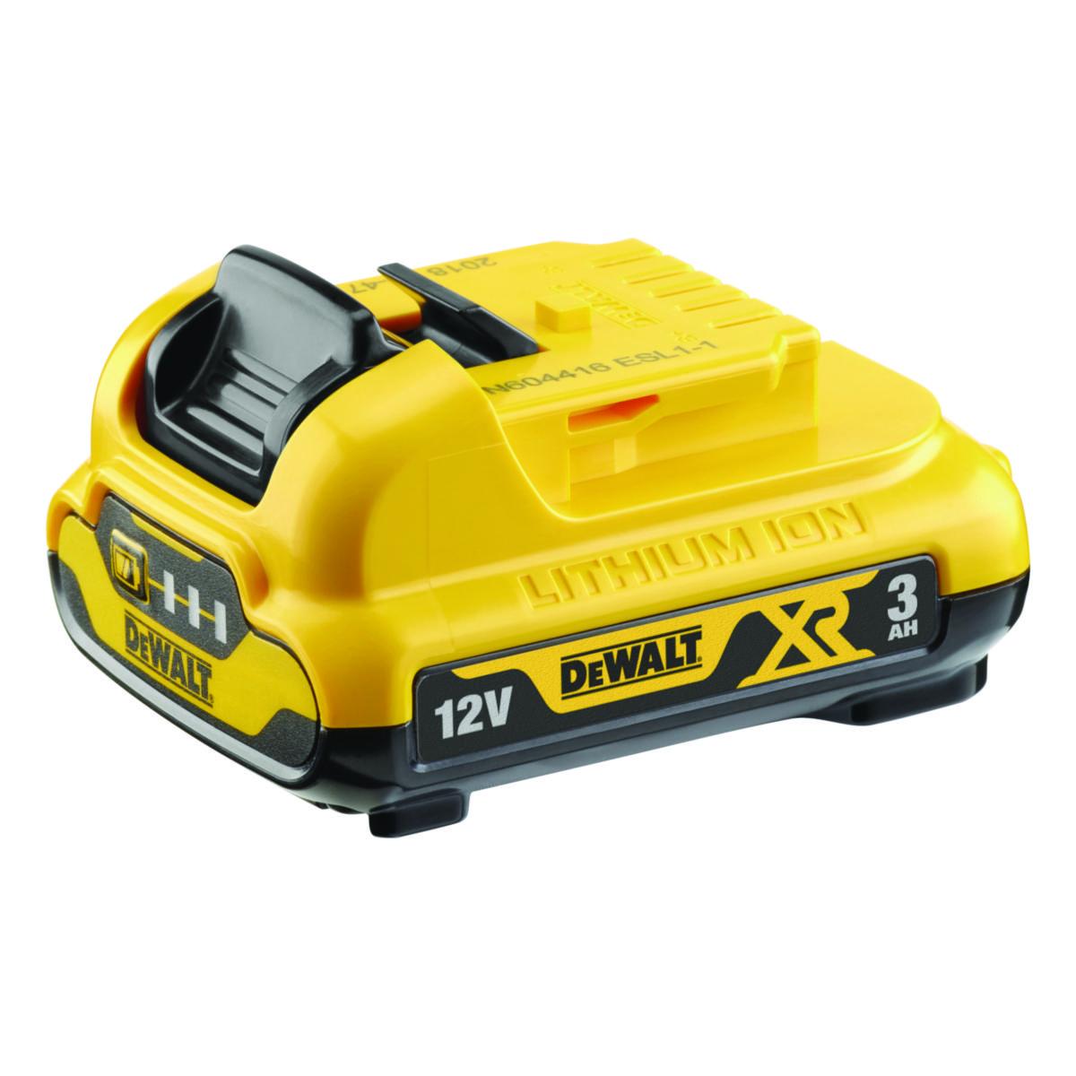 Batteri DEWALT DCB124 12V XR 3.0Ah - BATTERI 12V 3AH DCB124 DEWALT DCB124-XJ