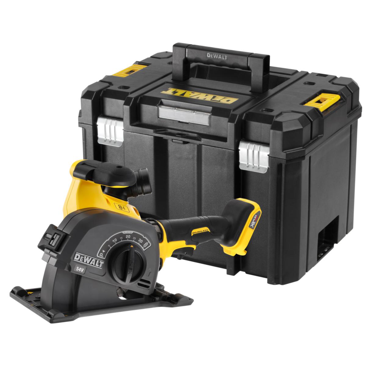 Murspårfräs DEWALT DCG200NT Solo - MURSPÅRFRÄS 54V FLEXVOLT NAKEN TSTAK DEWALT DCG200NT-XJ