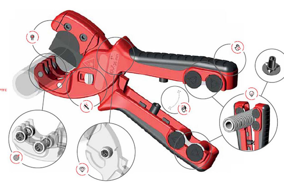 Plaströrsklippare Ironside rör i rör - PLASTRÖRKLIPPARE MAX 26MM IRONSIDE 100818