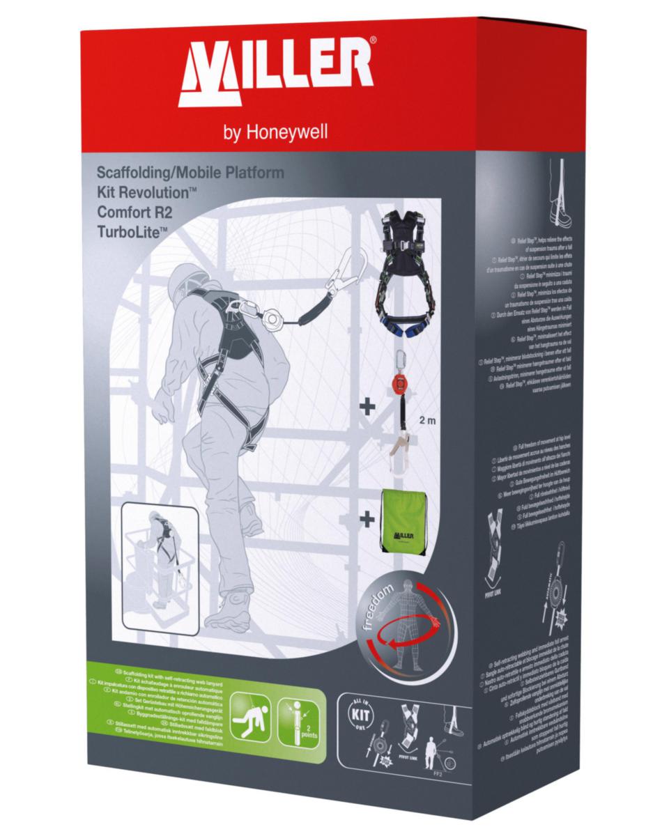 Fallskyddspaket Skylift Miller 1034074 - PSS REVOLUTION CONFORT R2 TURB MILLER 1034074