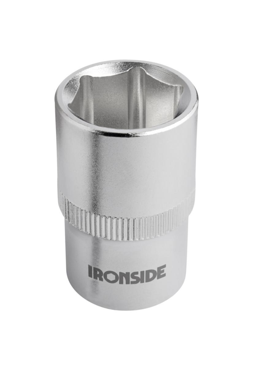 Hylsa Ironside 1/2" flank drive - HYLSA 1/2" 15X38MM FLANKDRIVE KORT 6-KANT IRONSIDE 102568