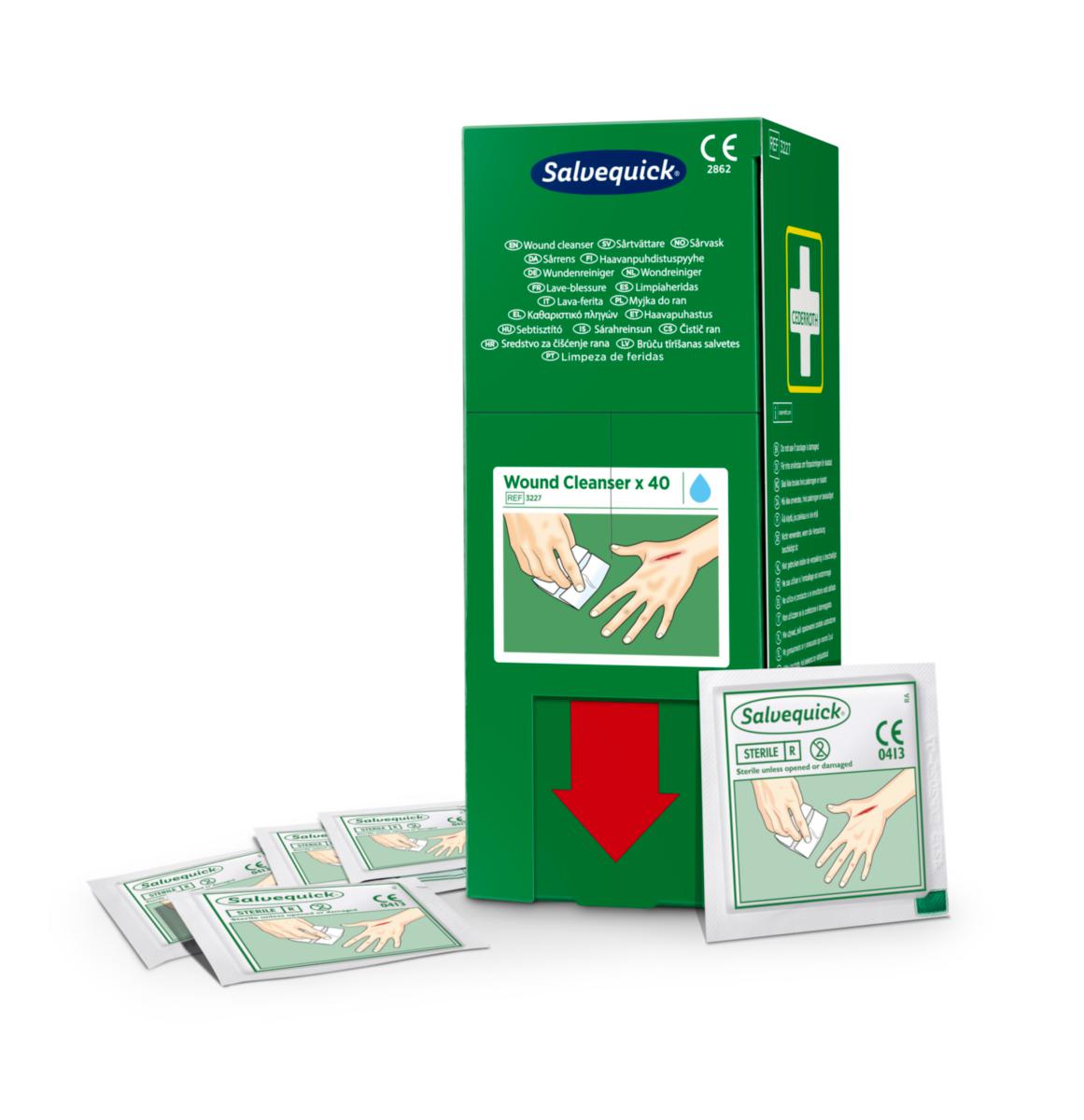 Sårtvättare Salveqick 3227 refill - SÅRTVÄTT SAVETT  40-PACK CEDERROTH-9 3227