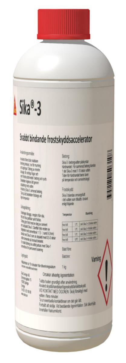 Frostskyddstillsats Sika–3 - SIKA-3 FROSTSKYDD ACCE. 1KG SIKA 95018