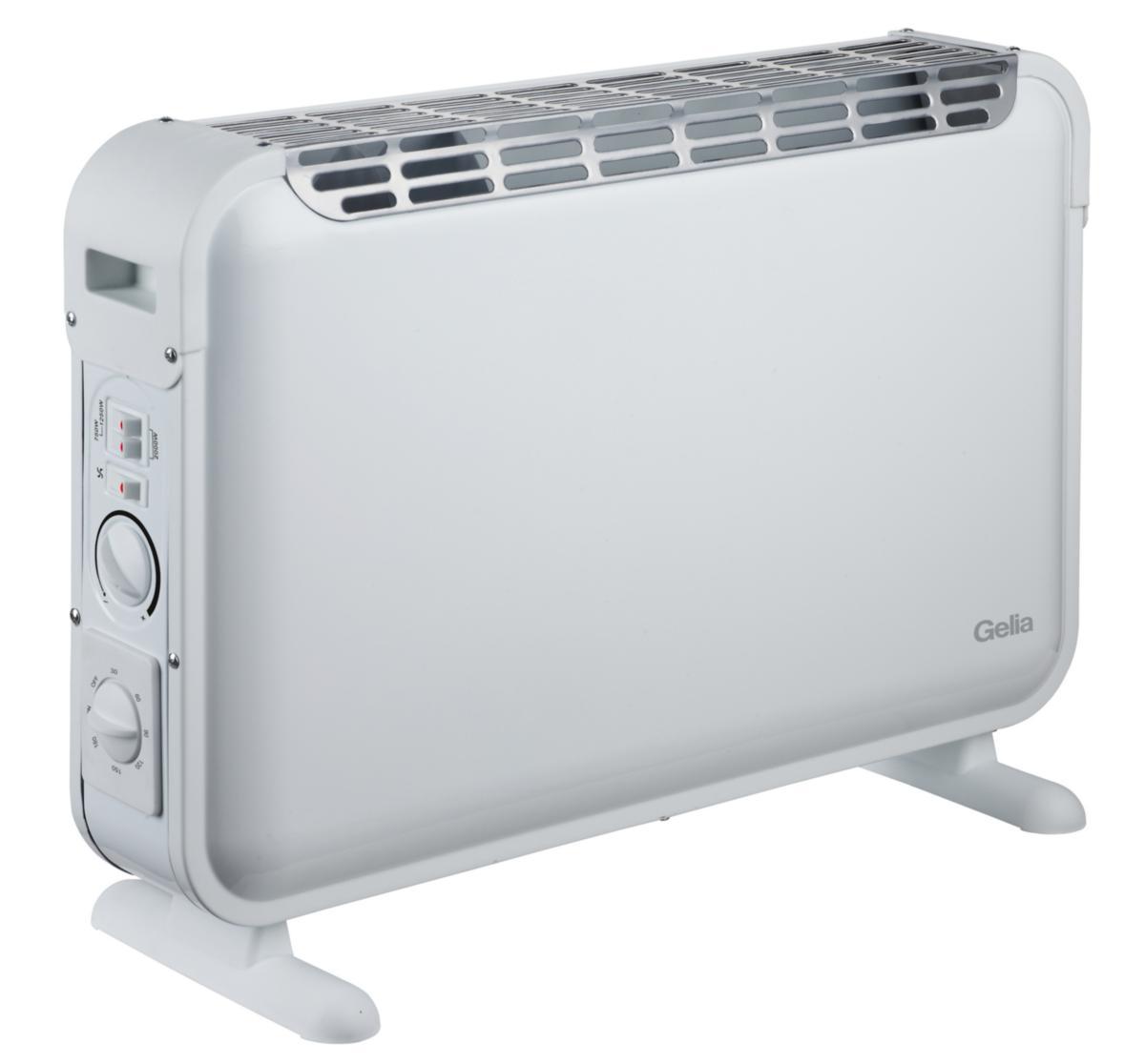 Konvektorelement, nedräkningstimer - KONVEKTORELEMENT NEDRÄKN TIMER 3H 750-1250-2000W
