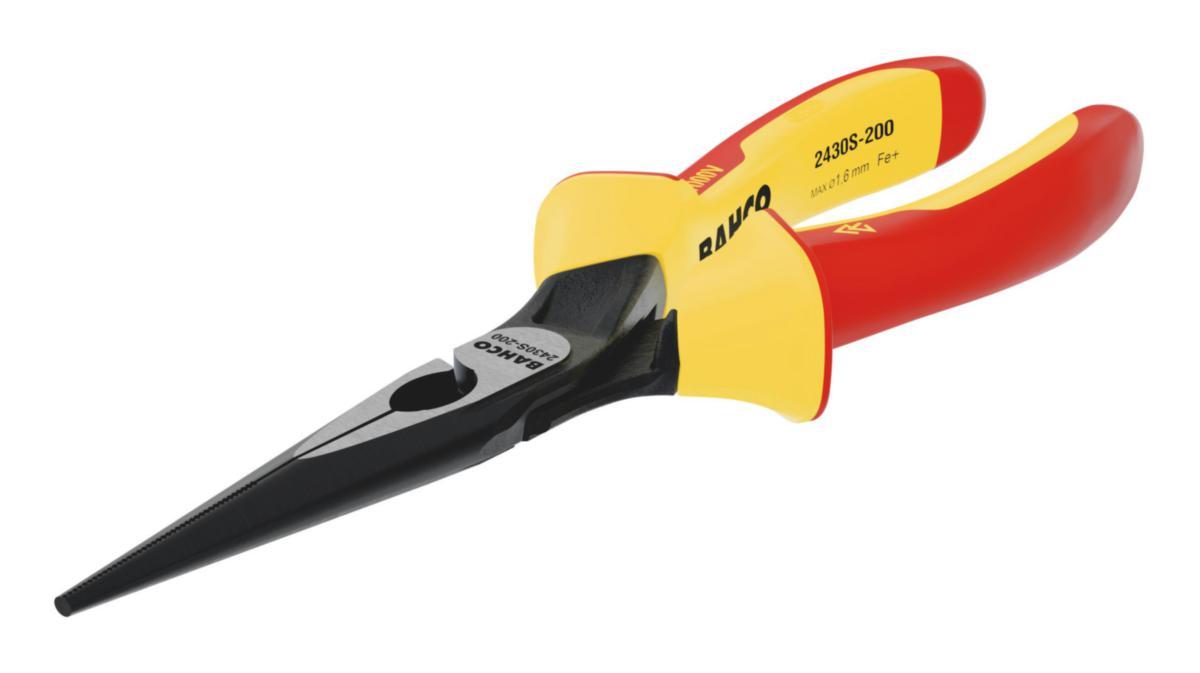 Spetstång Bahco 2430S 1000V - SPETSTÅNG BAHCO RAK 2430S-200 200MM VDE ISOL