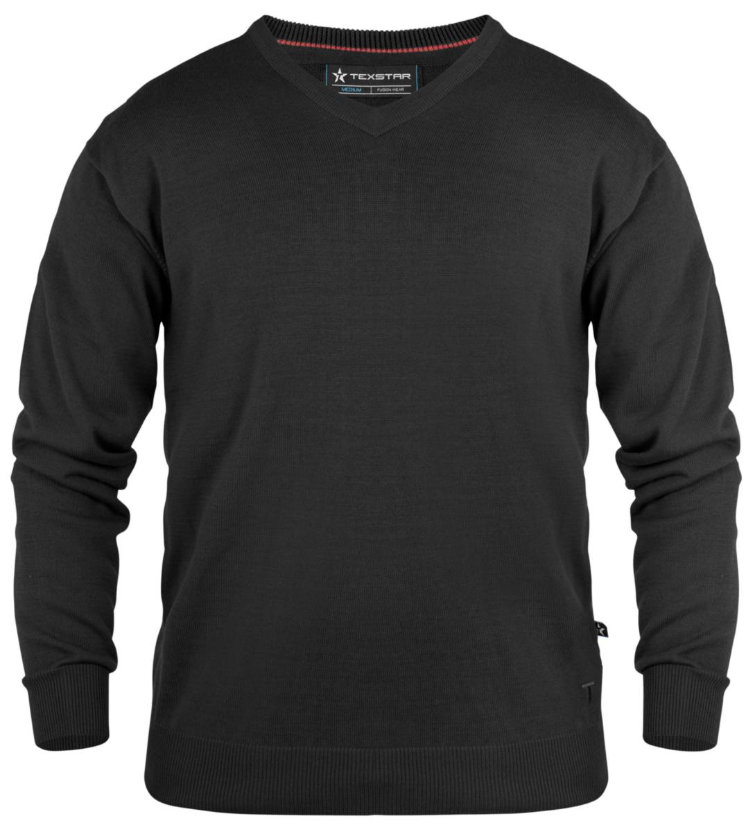 Pullover Texstar PL01 - PULLOVER PL01 V-RING SVART S TEXSTAR PL01199000160
