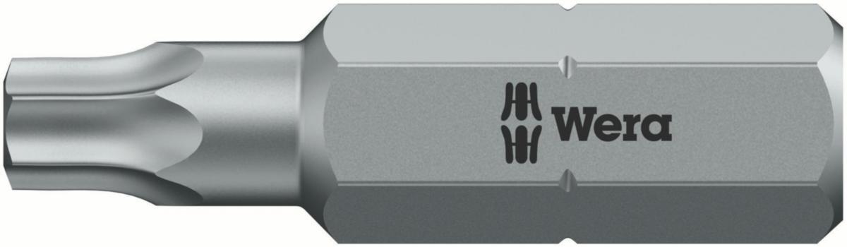 Bits Wera 867/1 Z BO Torx med hål - BITS TXH15X25MM 867/1 ZBO TORX MED HÅL WERA 05066505001