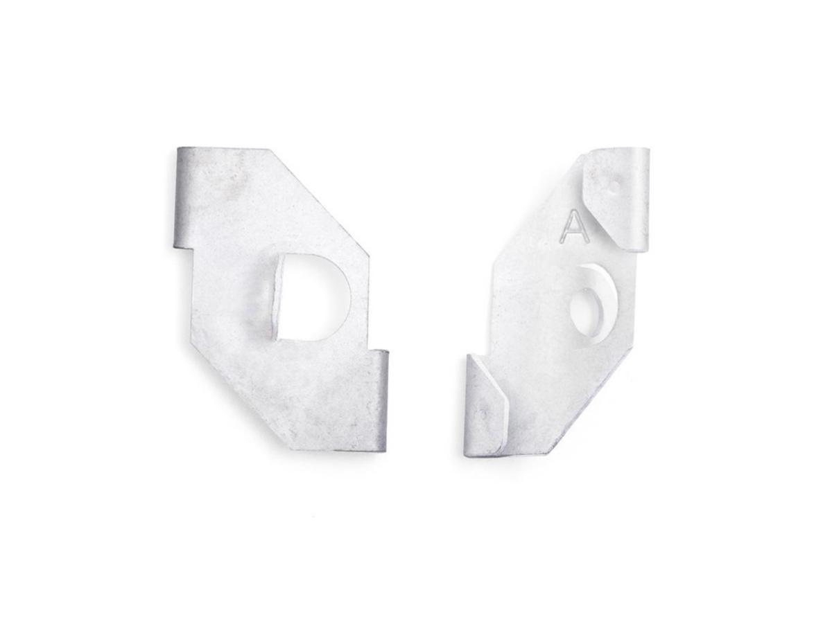 Vridclips för synligt undertak - UNDERTAKSBALKCLIPS VIT FÖR BALKTJOCKLEK 1.5 MM