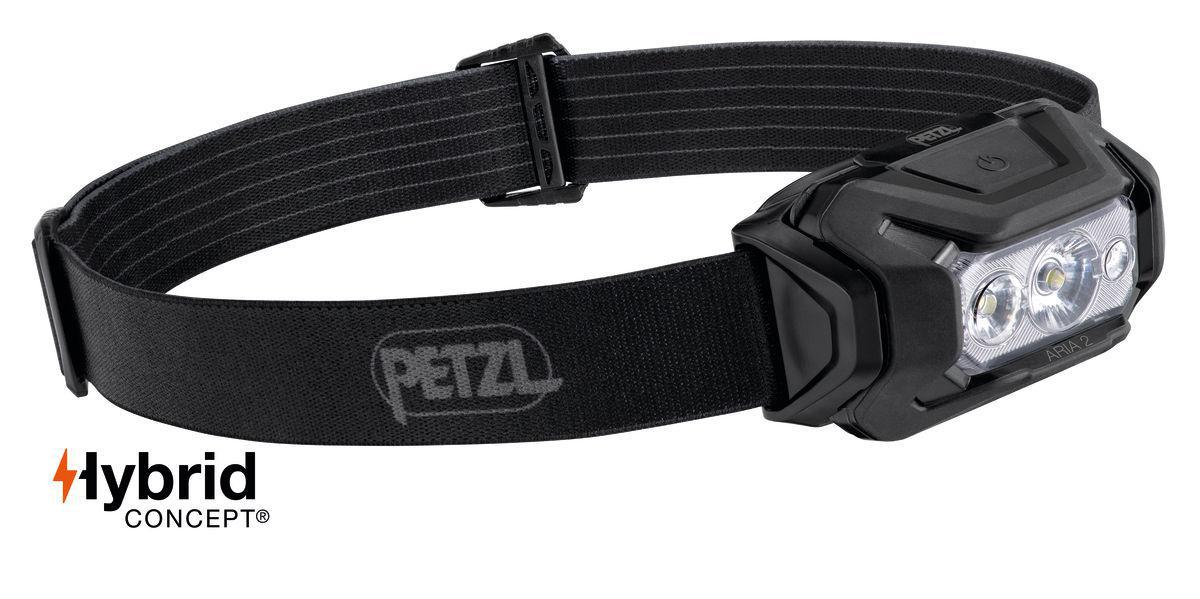 Pannlampa Petzl Aria 2 RGB - PANNLAMPA SVART ARIA 2 RGB PETZL E070BA00