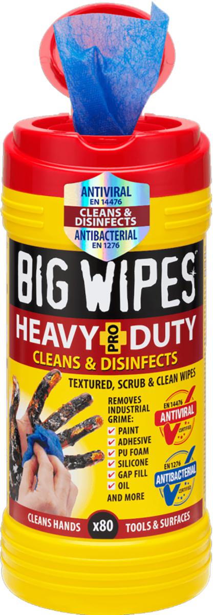 Rengöringsduk BIG WIPES Heavy Duty - RENGÖRINGSDUK HEAVY DUTY 80 ST BIG WIPES