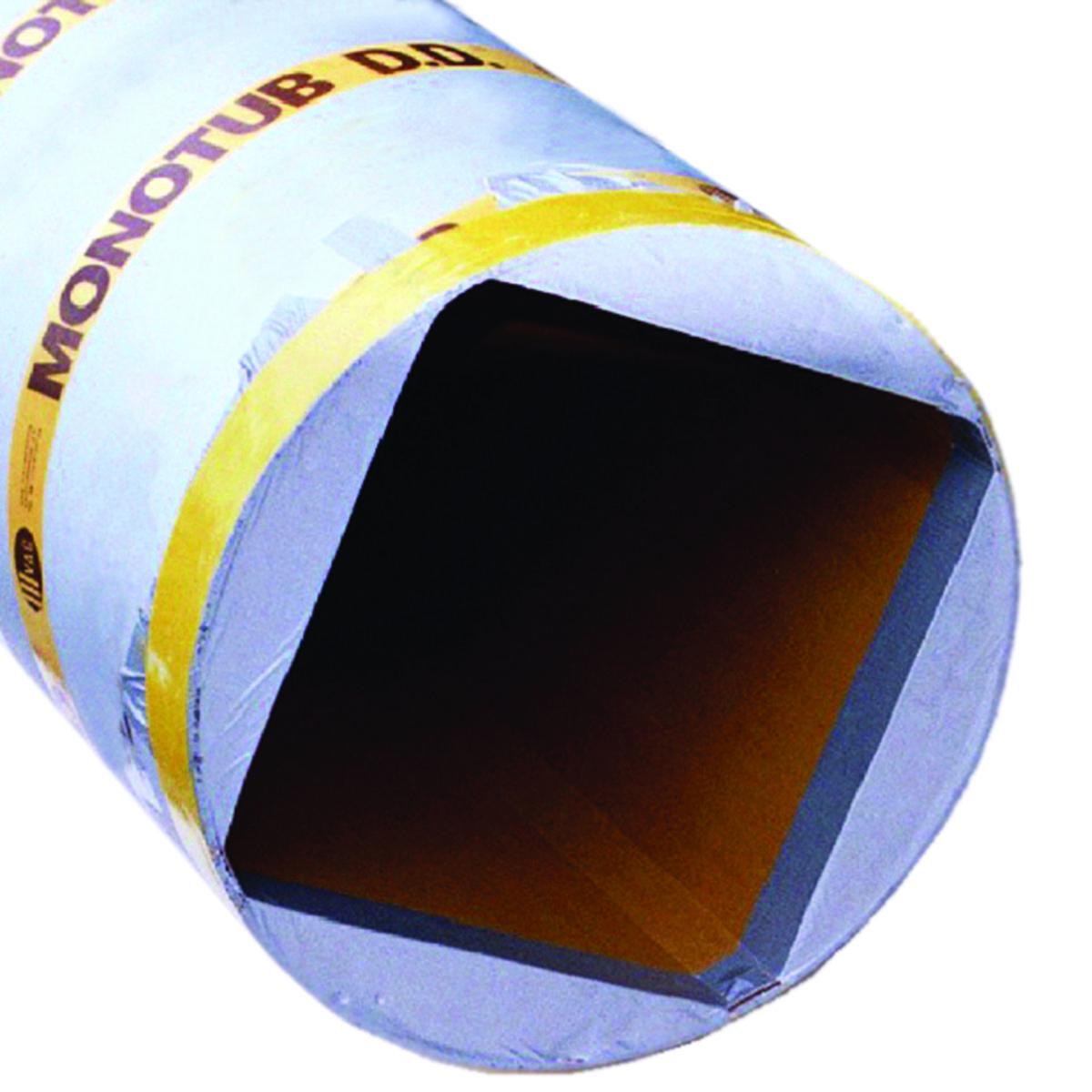 Pelarform av papp, kvadratisk - PAPPELARE 250X250. L=3.0 M