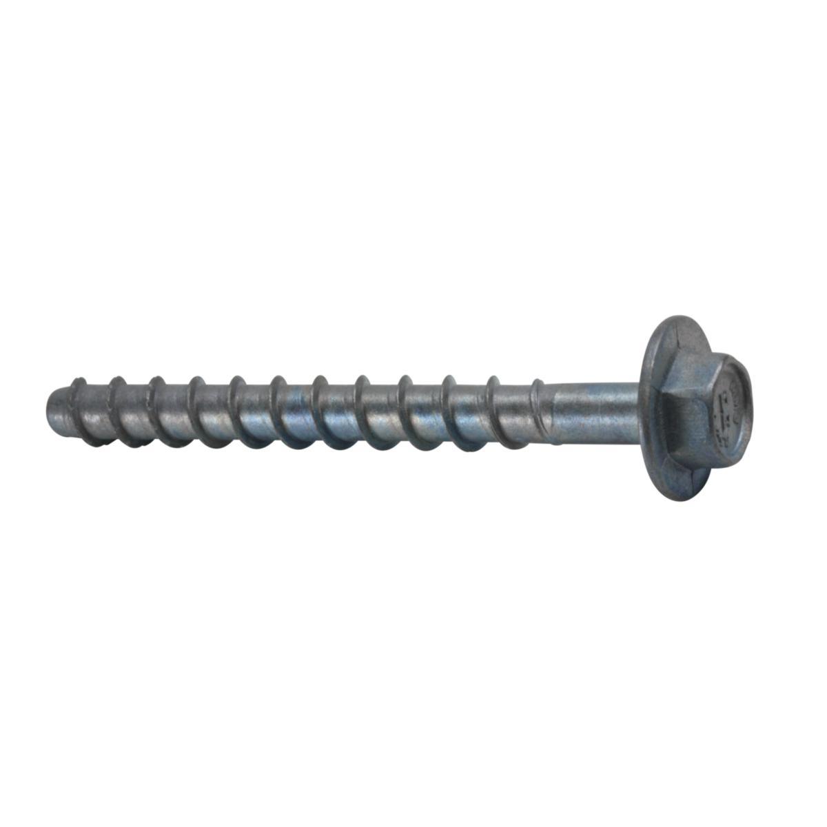 Betongskruv Multi-Monti plus sexkant/fläns, utvändig C4 - BETONGSKRUV C4 7,5X70 HEX FL 25/ FLÄNS MULTI-MONTI+ SS HECO