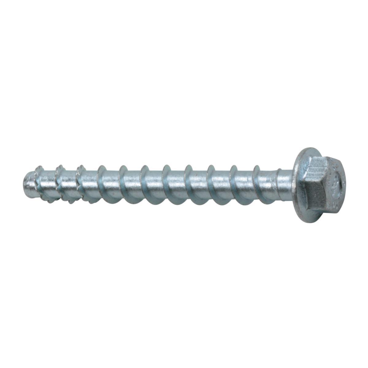 Betongskruv Multi-Monti plus sexkant/fläns - BETONGSKRUV MULTI-MONTI+ SS 12/10X100 FLÄNS FZB 25/FP HECO