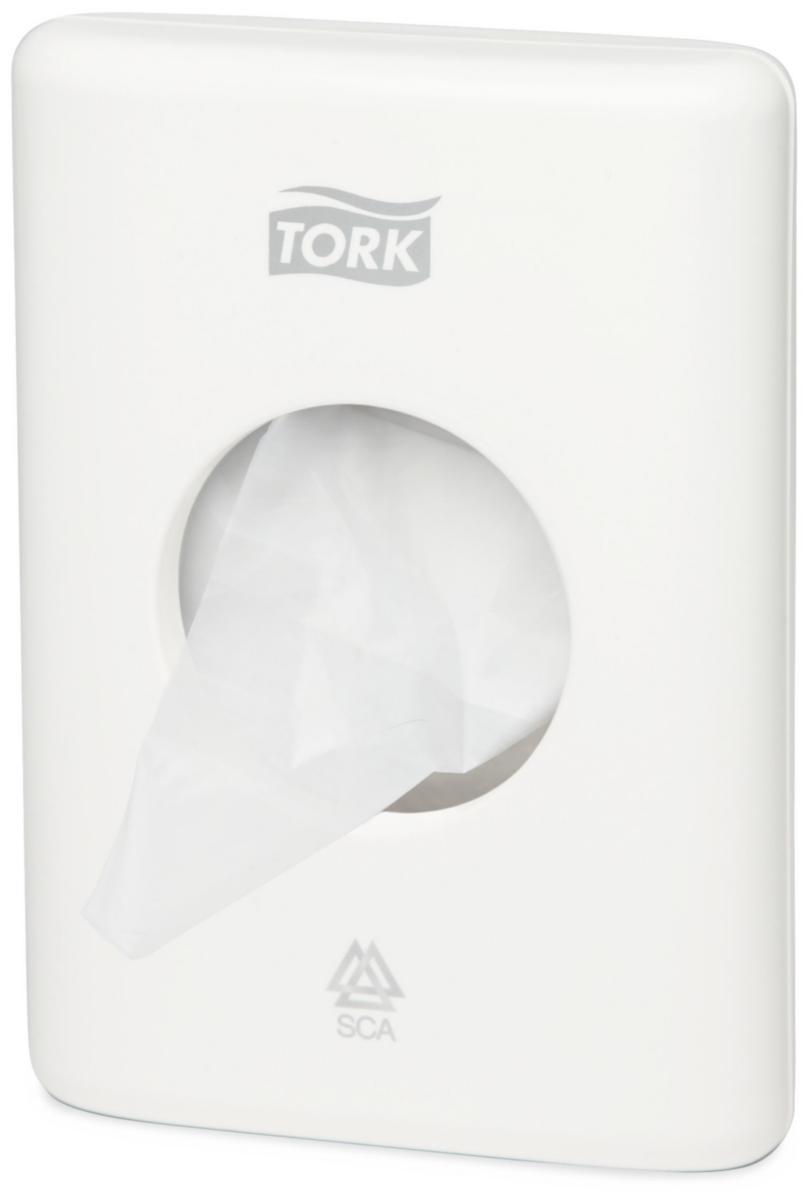 Sanitetspåsdispenser Tork B5 - DISPENSER SANITETSPÅSE B5 VIT TORK 566000