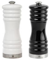 Salt och pepparkvarn Svart/vit 15cm