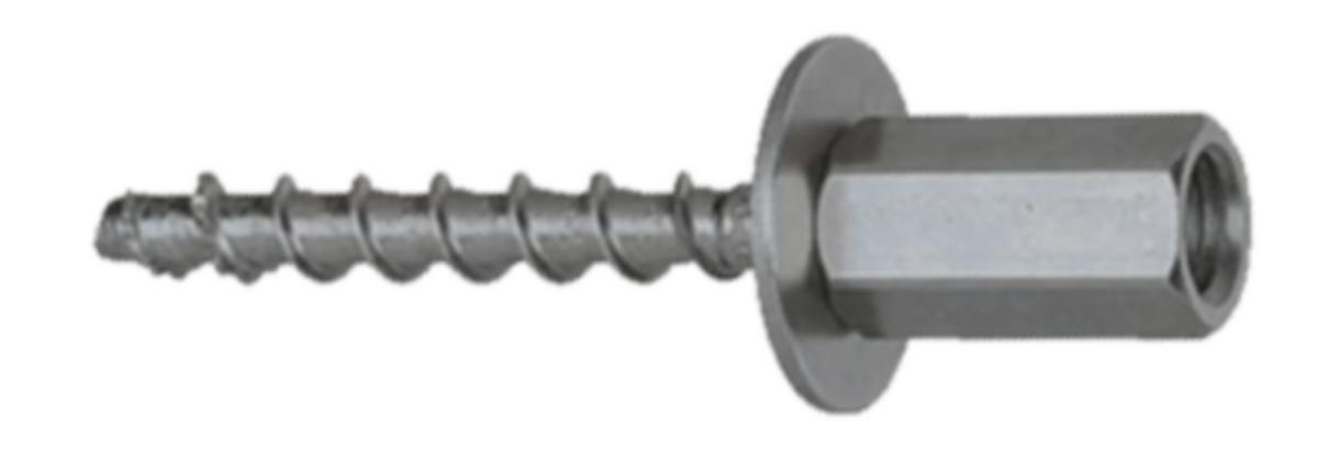 Montageskruv INSTA betong rostfri - BETONGSKRUV INSTA 6X40 M8/M10 RF A4-SW13MM-BORR Ø6MM F50