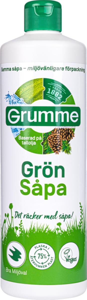 Rengöring Grumme Såpa - FLYTAND SÅPA 750ML GRÖN GRUMME CEDERROTH 51006047