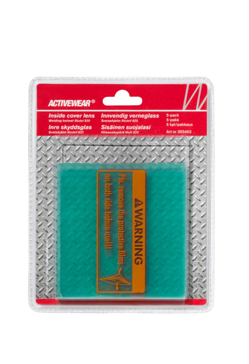 Skyddsglas Activewear 820 iMUX - SKYDDSGLAS ACTIVEWEAR YTTRE820 SVETSHJÄLM 5 ST/FRP