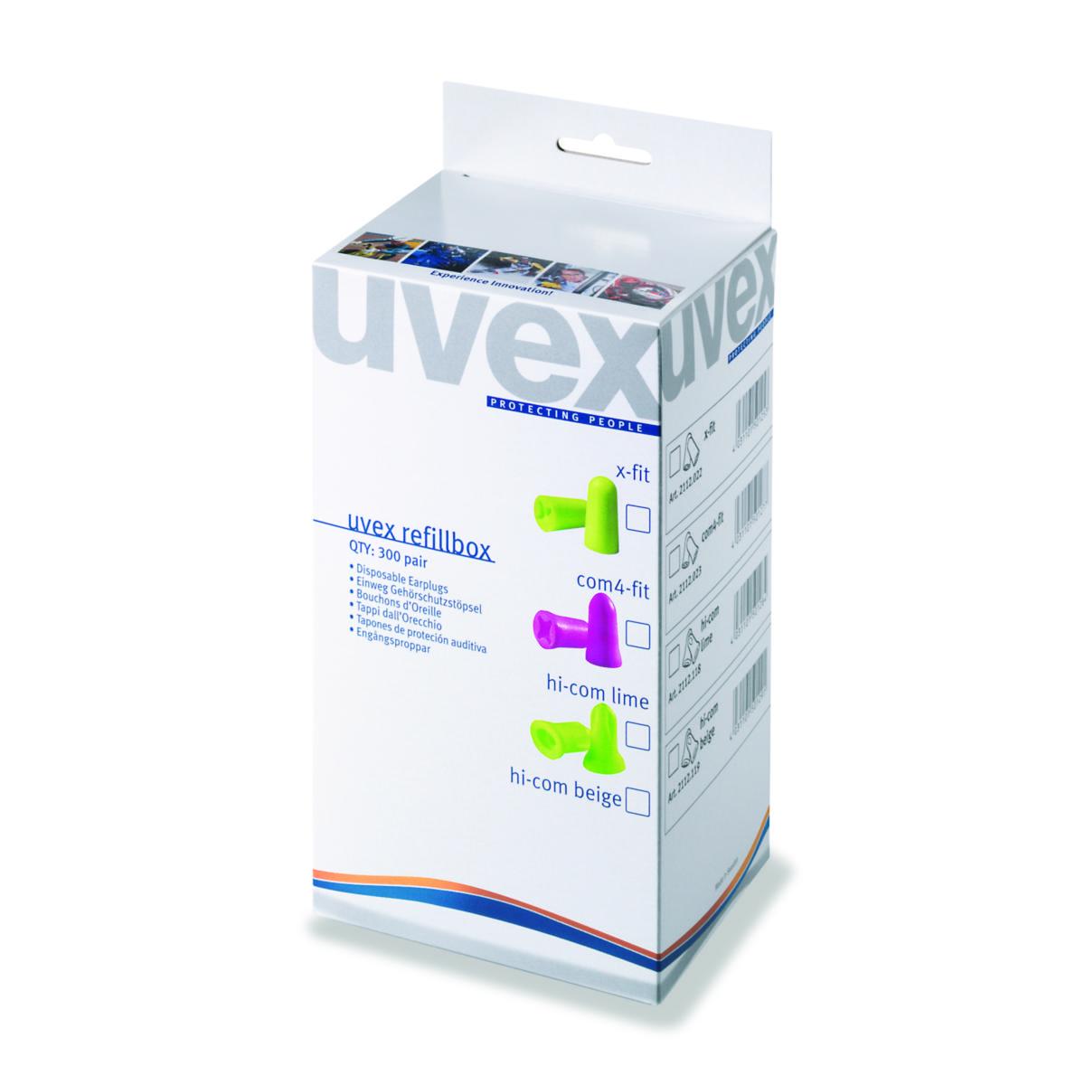 Hörselpropp Uvex X-Fit - HÖRSELPROPP UVEX X-FIT REFILL TILL AUTOMAT 300 PAR