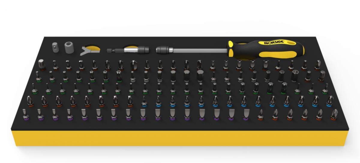 Bitssats Ironside modul 115 delar - INBYGGNADSMODUL BITS 115DEL IRONSIDE 100288