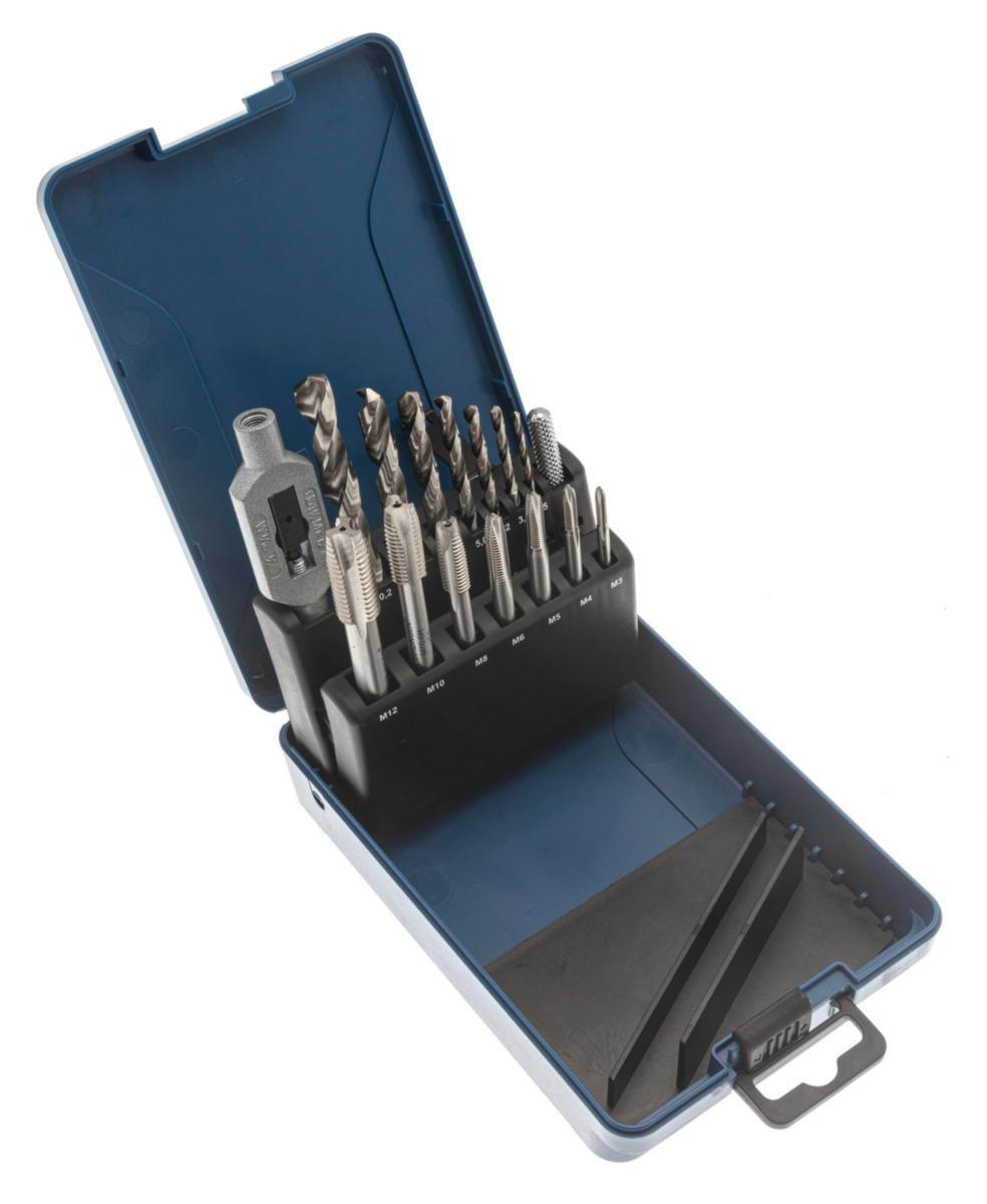 Gängtappsats Harlingen M3-M12 15 delar - GÄNGTAPPSATS M3-M12 15PCS HARLINGEN
