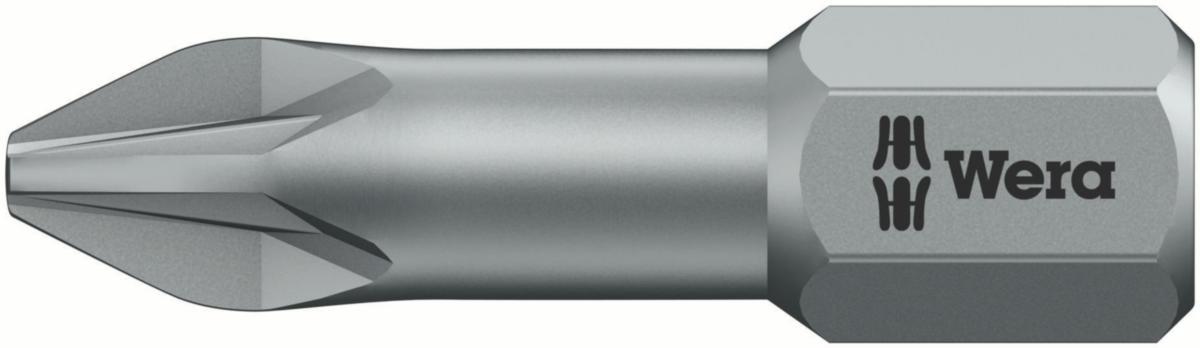 Bits Wera 855/1 TZ/Z för Pozidriv krysspår - BITS WERA 855/1 TZ PZ2 LÄNGD 25MM