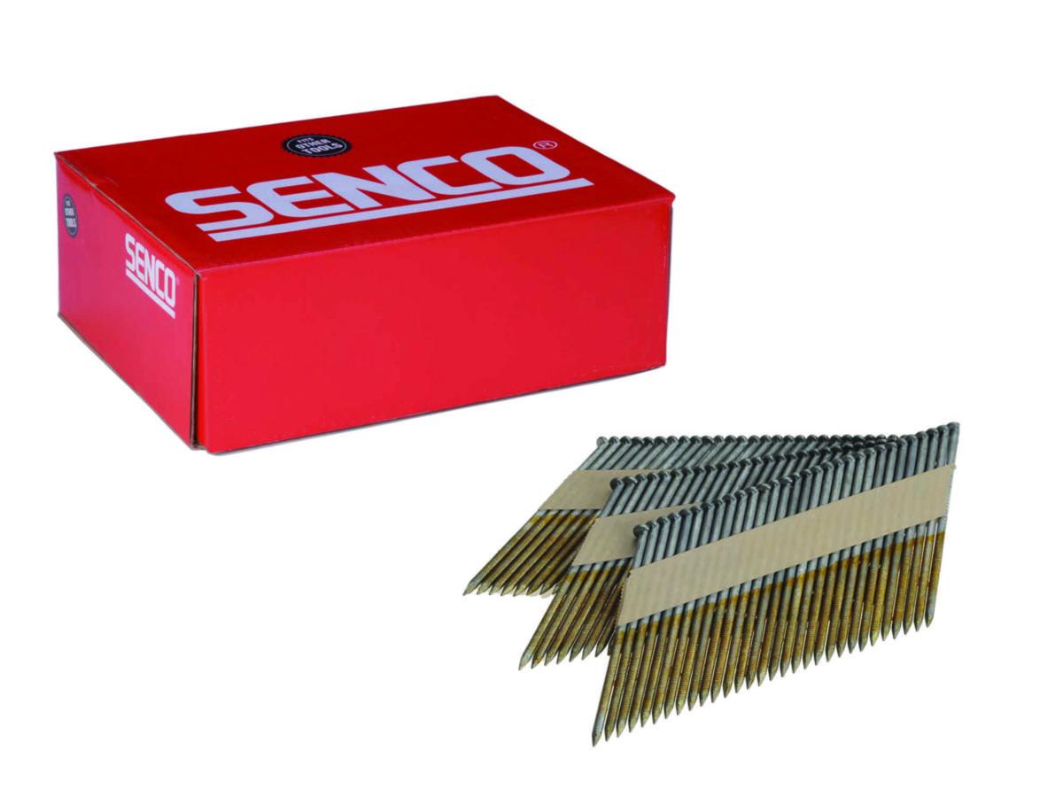 Tätbandad stavspik 34º Senco, diamantspets - BAND.SPIK 90X34° D RING PAPP FZV 2000/ SENCO GE59ASBKR