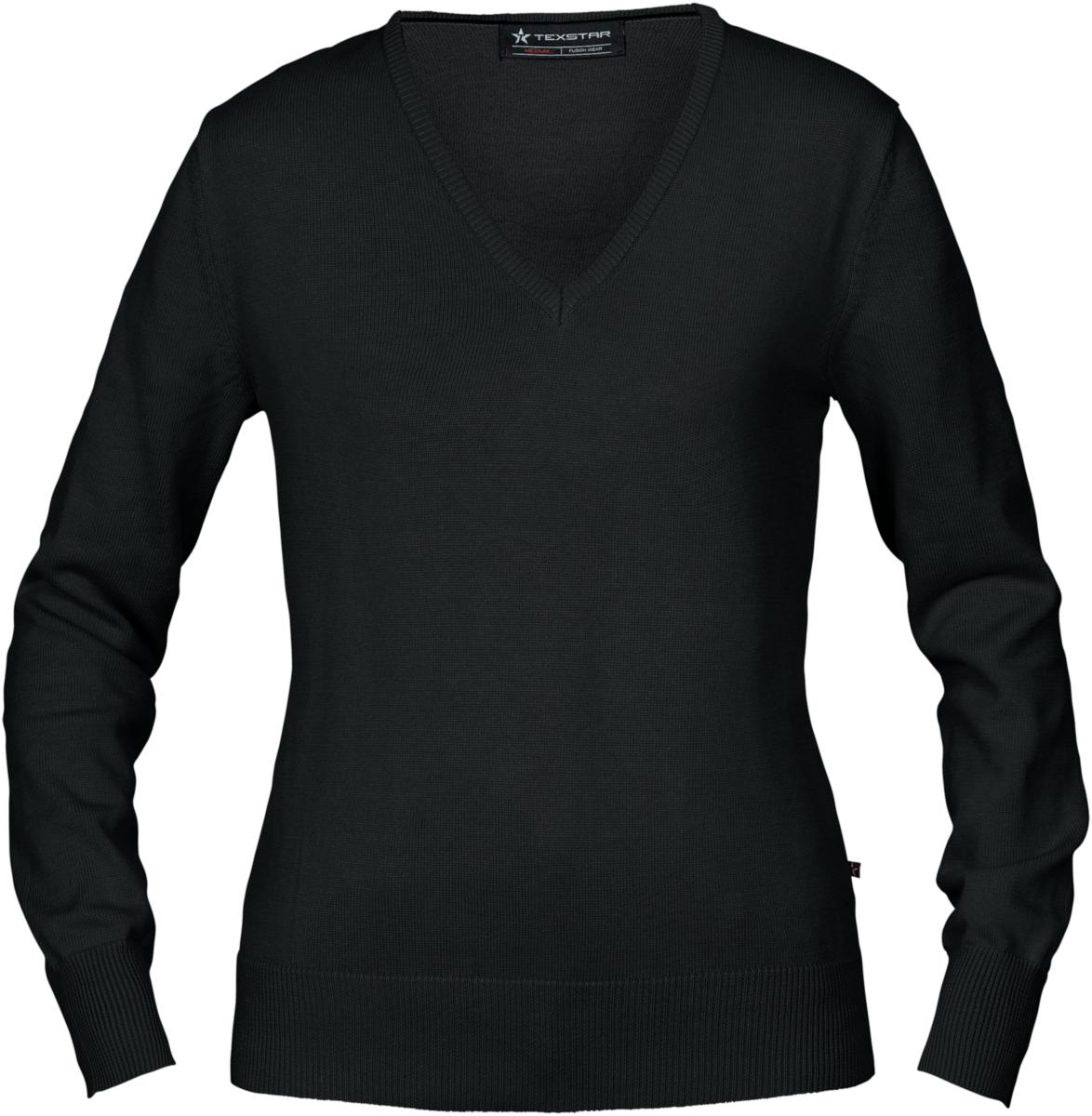 Pullover V-hals Unisex Bomull V PW011, Texstar - PULLOVER PW01 V-RING W SV S TEXSTAR PW01199000160