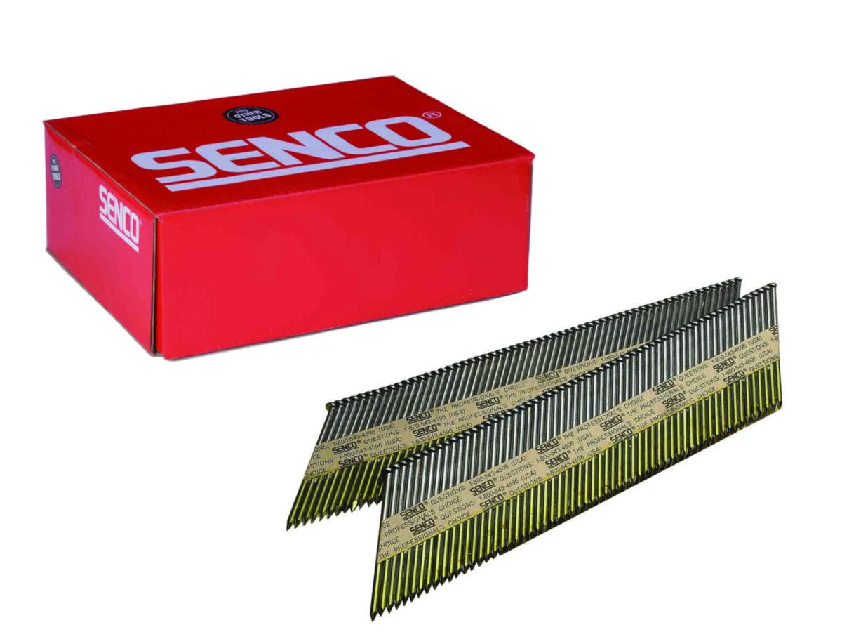 Tätbandad stavspik 34º Senco, mejselspets - BAND.SPIK 75X34° M SLÄT PAPP FZV 2000/ SENCO GC57ESBKR
