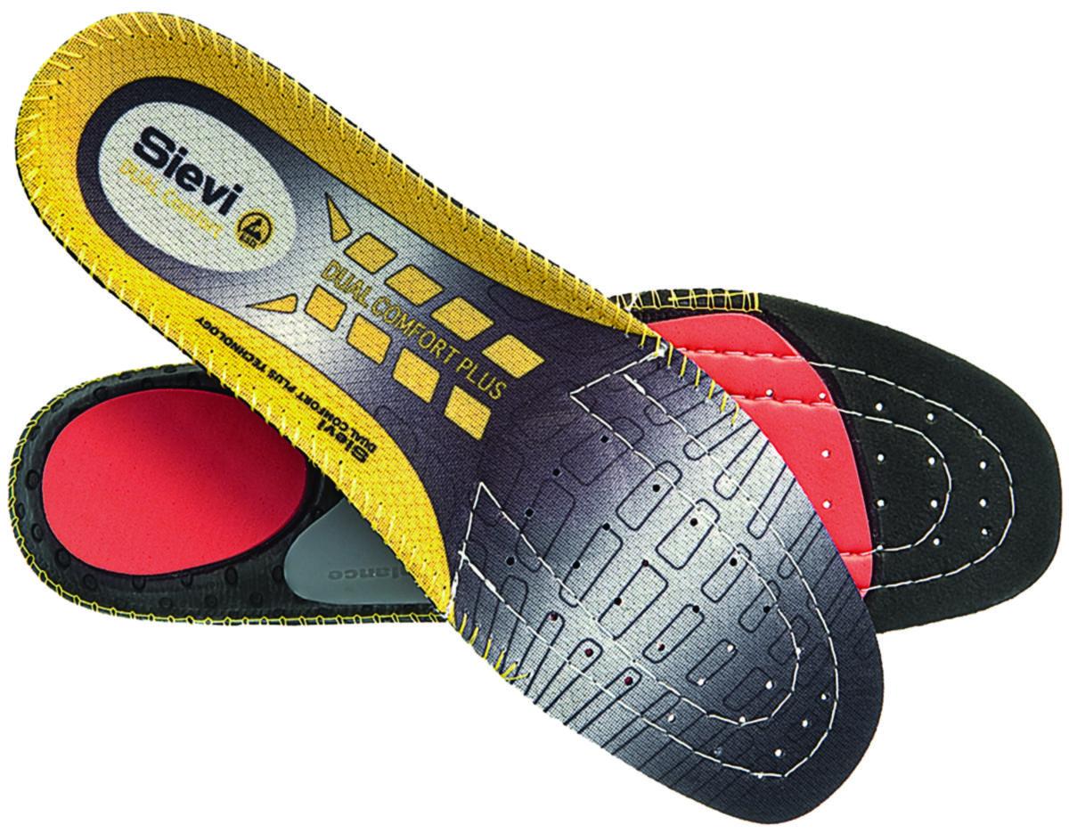 Inläggssula Sievi Dual Comfort Plus 99534 Högt fotvalv - INLÄGGSSULA SIEVI 99534 HÖG DUAL COMFORT PLUS GUL STL 43