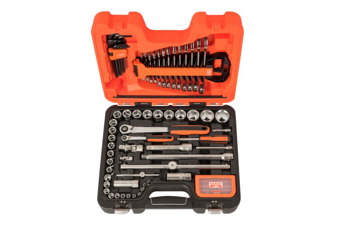 Hylsnyckelsats Bahco S95 1/4", 1/2" - HYLSNYCKELSATS S95 1/4", 1/2" BAHCO 0409167